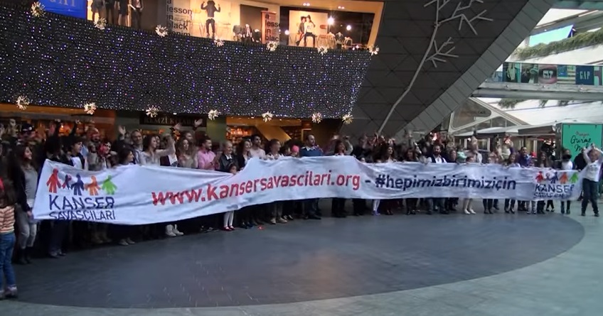 Kanser Savaşçıları Flashmob